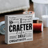 Crafting Gifts for Women Sewing Gifts for Women Mom Sewing Lovers Sewers Crafter Quilter Rustic Home Sewing Room Craft Room Quilting Table Decor W...