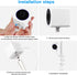 HOLACA Baby Monitor Flexible Twist Mount for Wyze Cam OG,Wyze Cam Outdoor v1/v2,Wyze Cam pan/pan v2/pan v3,Wyze Cam V3/V3 PRO Twist Versatile Moun...