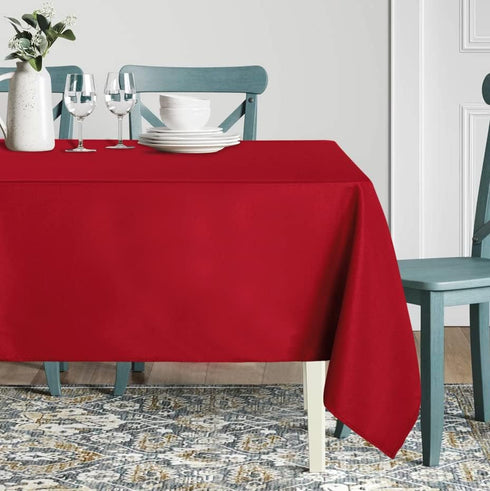 sancua Square Tablecloth - 54 x 54 Inch - Stain and Wrinkle Resistant Washable Polyester Table Cloth, Decorative Fabric Table Cover for Dining Tab...