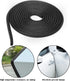 QBUC Car Door Edge Guards,13Ft(4M) Rubber Clip Seal U Shape Edge Trim Guard Protection Car Door Protection Fit for Most Models...
