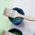 3 Pcs Flat Chip Paint Brush Wooden Stencil Natural Bristle Paintbrush for Wall Painting Waxing Stains Oil Wax Varnishes Glues Stain...