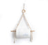 Eiyye Handmade Paper Towel Holder Boho Paper Towel Holder Cotton Rope Macrame Toilet Paper Holder Towel Rack for Bathroom Kitchen...