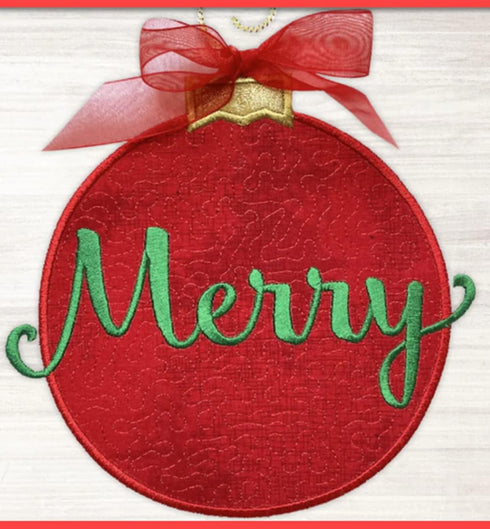Pickle Pie Designs Christmas Ornament Appliques Machine Embroidery Pattern......