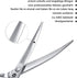 Grooming Pet Shear, 6.5 Inch Downword Curved Scissors, Curved Shears for Cat Shears and Small Dog Shears Or Any Breed Trimming Cuts, Design for Pr...