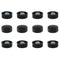 12PCS 28mm Bakelite Cap Phenolic Resin Cap Black Polyethylene Sealing Screw Suitable for Food and Cosmetics and Pharmaceutical Hard and Soft Packa...
