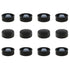 12PCS 28mm Bakelite Cap Phenolic Resin Cap Black Polyethylene Sealing Screw Suitable for Food and Cosmetics and Pharmaceutical Hard and Soft Packa...