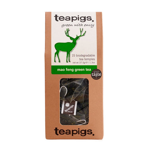 Teapigs Mao Feng Green Tea Tea Made With Whole Leaves (1 Pack of 15 Tea Bags) (506)...