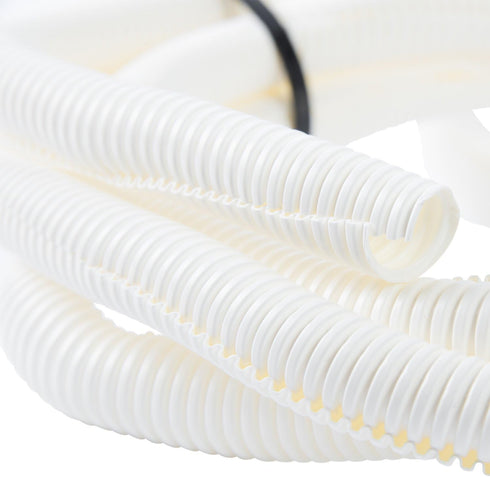 Gardner Bender FLX-3406W Split Flexible Tubing, ¾" x 6', Corrugated Wire Loom, Natural, White...