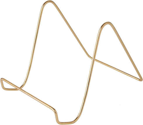 Bard's Plain Gold-toned Wire Easel Stand, 6" H x 5.5" W x 8" D...