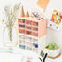 Mini Desk Organizer Drawer, Cute Plastic Desktop Art Craft Storage Drawer, Office Supplies Stationery Makeup Jewelry Box Organizer with Storage fo...