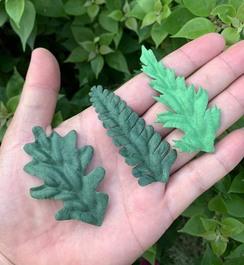 mixed Leaves Mulberry Paper scrapbooking wedding DIY Craft supplies card Fake Leaves Mulberry Paper Artificial Leaf 50pcs...