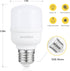 aooshine Q50 Dimmable LED Light Bulb - 3000K Warm White LED Light Bulb, Standard E26 Base, 1 Pack, 650 Lumens, 120Volts 6Watts LED Lighting Bulbs ...