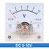 uxcell DC 0-10V Analog Panel Voltage Gauge Volt Meter 91C4 2.5% Error Margin...