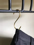 Brass S Hooks Made from Heavy Duty Solid Brass for Hanging Kitchen Pots & Pans, Bird Feeders, Plants...