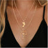 Boho Pharaoh Queen Pendant Necklace Hollow Out Map Necklace Chain Heart Dangle Choker Necklace Retro Egyptian Nefertiti Layering Necklace Jewelry ...