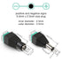 DC Power Connector 10 Pairs 5.5mm x 2.5mm DC 12V 5A, 10 PCS Male and 10 PCS Female Power Jack Plug for CCTV Camera Security Monitoring and LED Str...