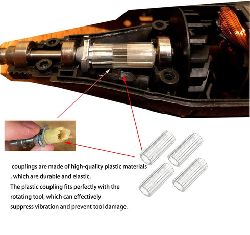 Coupling Multi-Tool Replacement fits for Dremel 395 Power Tools Coupling NEW (5 Pack)...