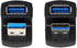 xiwai 1 Set Up & Down Angled USB 3.0 Adapter A Male to Female Extension 180 Degree 5Gbps...