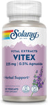 SOLARAY Vitex Berry Extract 225 mg - Chasteberry Supplement for Women - Traditional Hormone Balance Support - Chaste Tree Berry - Vegan, Lab Verif...