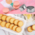 Cookie Cutters - Biscuit Cutters/Stainless Steel Dumpling Cutters/Cake Pastry Cutters/Cake Cookie Scone Cutters Molds stamps for Cooking Baking (3...