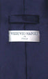 Vesuvio Napoli NeckTie Solid NAVY BLUE Color Men's Neck Tie...