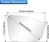VW Passenger Right Side Mirror Glass for 2011-2018 Volkswagen Jetta Passat Beetle Convex Heated Mirror Glass Replacement with Backplate & Holder...