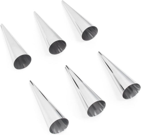 Fox Run Brands Lady Lock Forms Cream Horn Molds, 4.5-Inch, Set of 6...