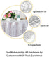 ShinyBeauty Sequin Tablecloth 36x36-Inch-Silver Square Glitter Table Cover Silver Table Cloths for Parties-190626J...