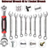 Universal Wrench 48 in 1 Socket Wrench Multifunction Wrench Tool with 360 Degree Rotating Head, Spanner Tool for Home and Car Repair...