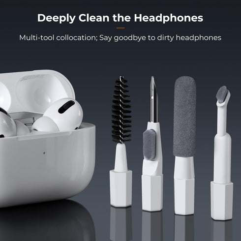 K&F Concept 20-in-1 Keyboard Cleaning Kit Laptop Cleaner, Multifunctional Electronic Device Cleaning Tool, for iPhone AirPods MacBook iPad, Camera...