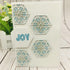 Alinacutle Hexagon & Square Layered Card Background Metal Die Cut, Layering Cutting Die,Paper Craft Die-Cuts,Scrapbooking Cutting,DIY Card Metal P...