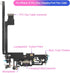 Dock Connector for iPhone 12 Pro Max USB Charging Port Flex Cable Replacement for iPhone 12 Pro Max Charger Dock Board Connector Assembly with Too...
