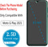 HPTech (2 Pack) Screen Protector Compatible for Motorola Moto G Play (2021) Tempered Glass, Anti Scratch, Case Friendly, 9H Hardness...