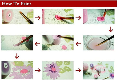 Meecaa Paint by Numbers Nature Landscape Field Tree Artist Kit for Adults Beginner DIY Oil Painting 16x20 inch (No Frame, Nature)...