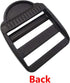 10 Pcs 1-1/4" (32mm) Plastic Slide Buckle Tension Locks Triglide for Belt Backpack Camping Bag Belt Suitcase (Black)...