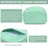 Eslcorri Small Makeup Bag Set of 2, Travel Cosmetic Bag Toiletry Purse for Women, Cute Zipper Pouch Skincare Storage Make Up Organizer Roomy Penci...