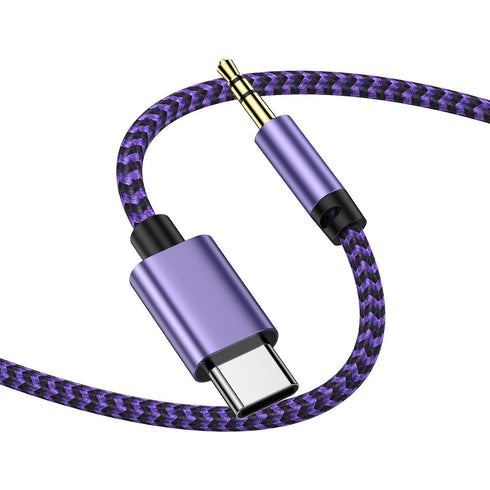 Type C to 3.5mm Samsung Audio Aux Cable 3FT Compatible Galaxy S24 Ultra S23 Plus S22 S21 S20 FE,Google 8A 7A 6A 5A 8 7 6 Pro, USB C to Aux Male He...