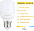 aooshine Q50 Dimmable LED Light Bulb - 3000K Warm White LED Light Bulb, Standard E26 Base, 1 Pack, 650 Lumens, 120Volts 6Watts LED Lighting Bulbs ...
