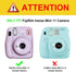 Frankmate Protective Case for Fujifilm Instax Mini 12 11 Instant Camera - Premium PU Leather Bag Cover with Removable Adjustable Strap (Cute Bear)...