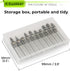 20PCS 1/8 Shank Tungsten Carbide Burr Set Diamond Files HRA85 Rotary Tool Accessory Kit, Accessories for Dremel Rotary Drill Air Die Grinder, Grav...