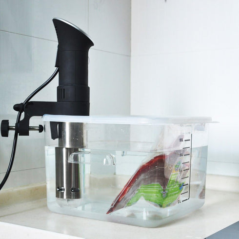 EVERIE Collapsible Hinged Lid Compatible with Anova Nano 750w, 800w, 900w, AN500-US00 1000w and Compatible with Rubbermaid Container 12,18,22 Quar...