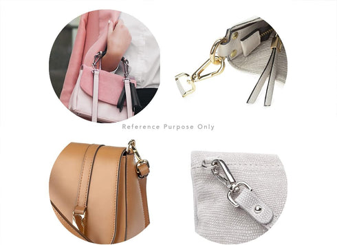 CRAFTMEMORE 2PCS 1-1/2 Inch Push Gate Snap Hooks Metal Swivel Lobster Claw Clasp Purse Hardware SC21 (Gunmetal)...