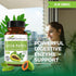 Green Papaya Fruit Extract Capsules - Organic Papaya Enzymes with Prebiotics and Probiotics for Digestive Health - Super Digestive Enzymes, Immune...