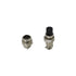 Aviation Connector Plug, 5 Pcs GX12 4 Pin Thread Female Socket Panel Metal Aviation Wire Connector 5A&5 Pcs GX12 4 Pin Male Socket Panel Metal Avi...