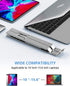 Laptop Stand, Adjustable Aluminum Foldable Portable Holder, Upgrade Whole Anti-Slip Silicone Pad, Laptop Riser for Desk Compatible with MacBook Ai...
