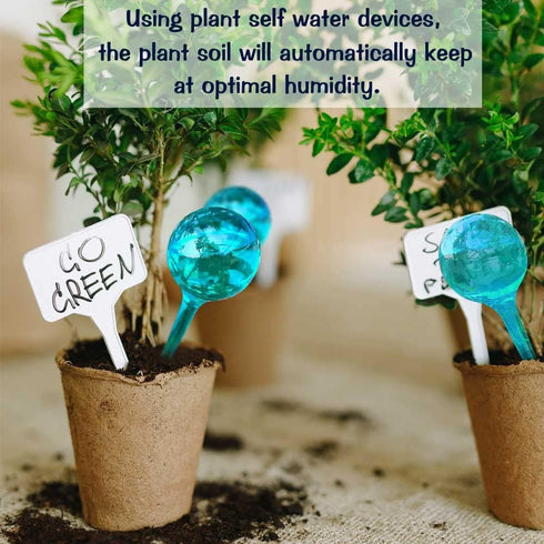 10pcs Plant Self Watering Globe Stakes, Aqua Plant Watering Stakes Automatic Plant Watering Bulb System Spikes, Flower Automatic Watering Device, ...