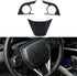 XITER 3PCS ABS Carbon Fiber molding Cover Trims Interior Decaration Sticker Accessories for Toyota Camry 2018 2019 2020 2021 2022 2023 2024 Avalon...