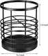RedCall Utensil Holder for Kitchen Countertop,Metal Spatula Holder,Cooking Utensil Holder for Spoon,Wire Utensil Organizer,Stainless Steel Round U...