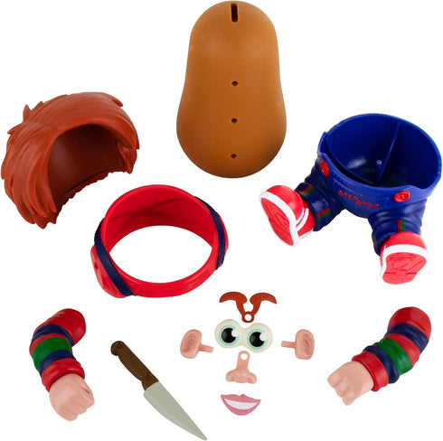 Poptaters Chucky - includes 14 removable, interchangeable facial and body parts including one surprise Potato Head original piece - Recommended fo...