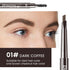 evpct Eyebrow Stamp Pencil Kit for Eyebrows, Makeup Brow Stamp Trio Kit with Waterproof Eyebrow Pencil, Eyeliner, Eyebrow Pomade, 10 Eyebrow Stenc...
